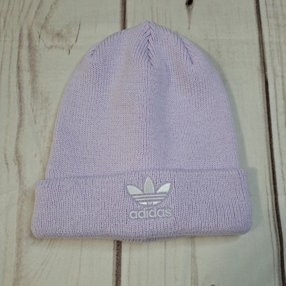 Adidas Lavender Beanie Hat Cap - Picture 1 of 7